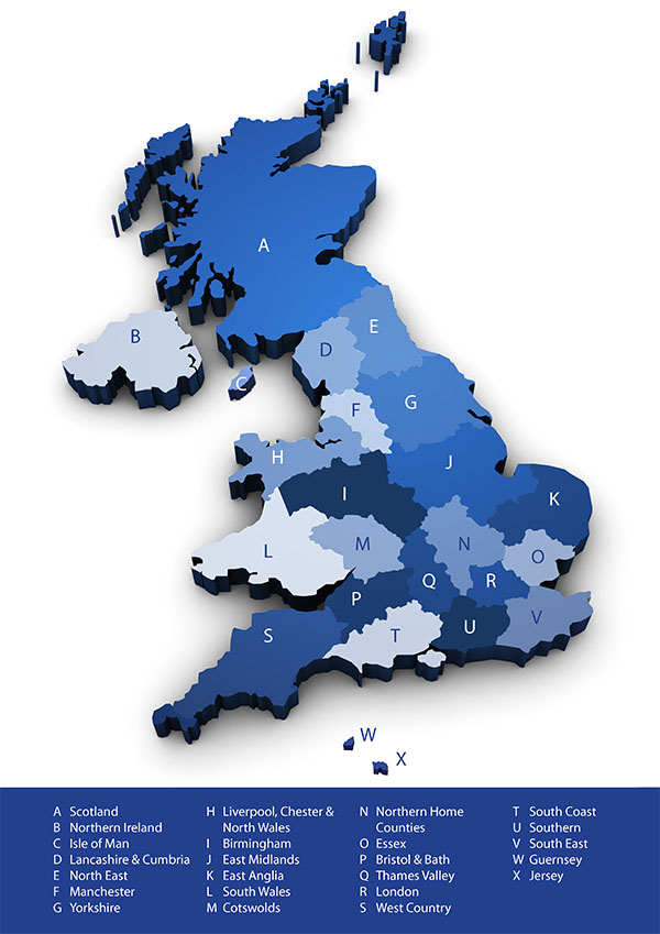 REGIONS MAP600 REGIONS MAP600