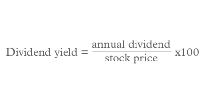 dividend formula 1